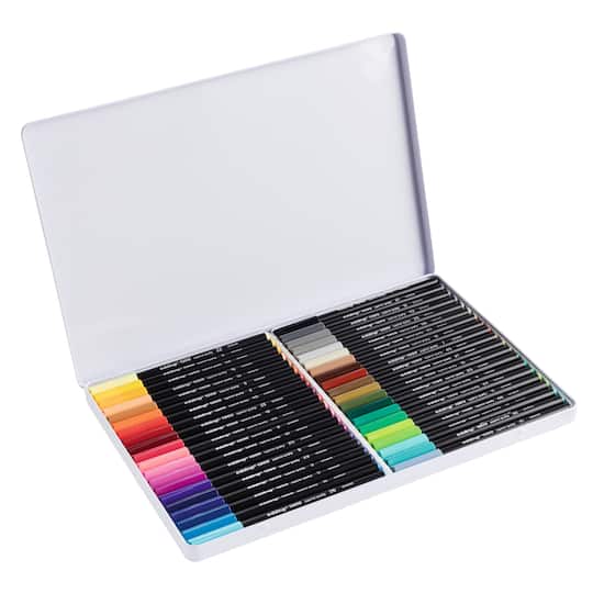 edding&#xAE; 1300 Color Fiber Pen Tin Set, 40ct.
